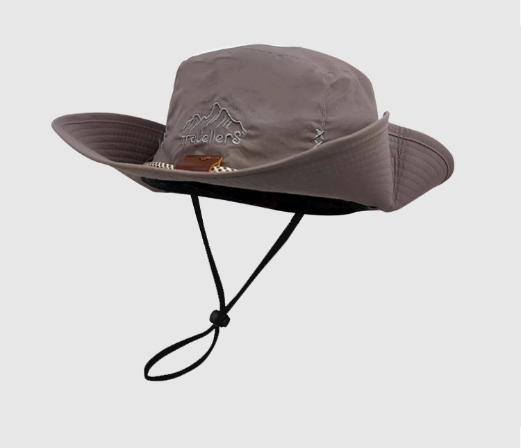 Big-headed sun hat, 2024 new style mountaineering hat, plus-size fisherman hat, outdoor western cowboy hat, large sun hat pic 41