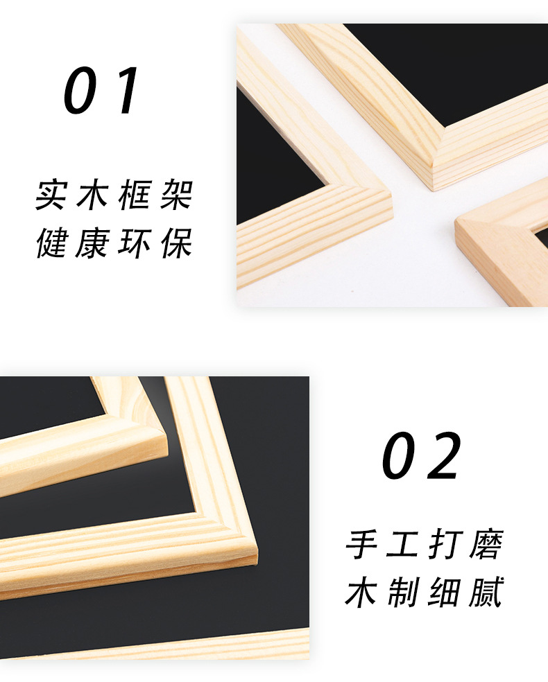 夜市酒吧广告促销留言展示挂式多功能桌面办公教学木质摆摊小黑板详情7