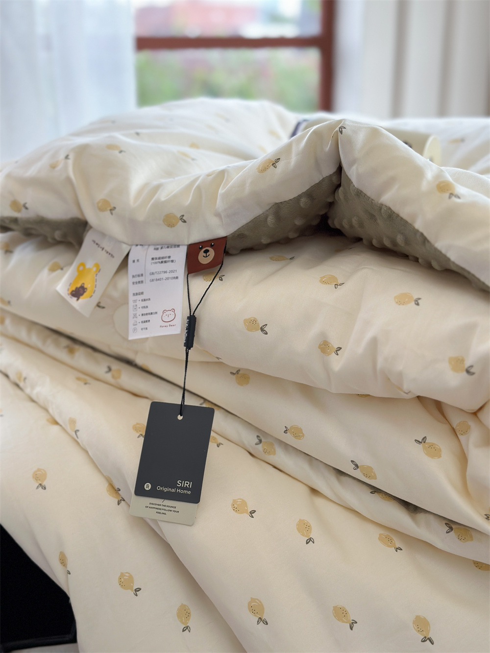 13372 All-cotton cartoon small floral print spring and autumn quilt soothing, bean quilt warm and fleece winter quilt core pic 68