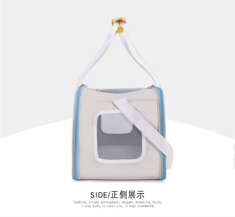 跨境猫包透气大容量外出便携包可单肩斜挎宠物背包猫狗包透气轻便详情24