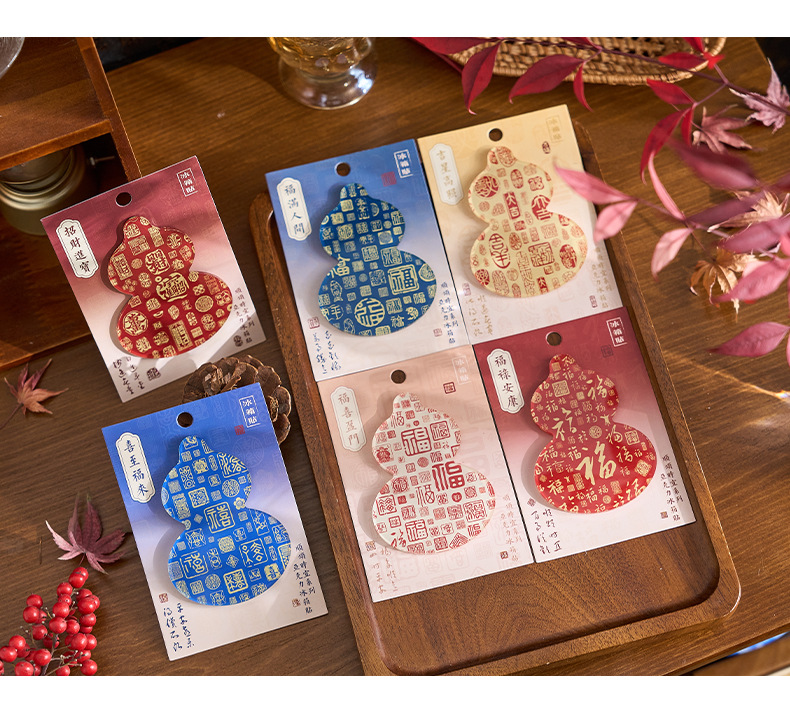 传统吉祥图案葫芦形冰箱贴手工葫芦宋锦小马挂件铜质摆件塑料盆装饰品详情10