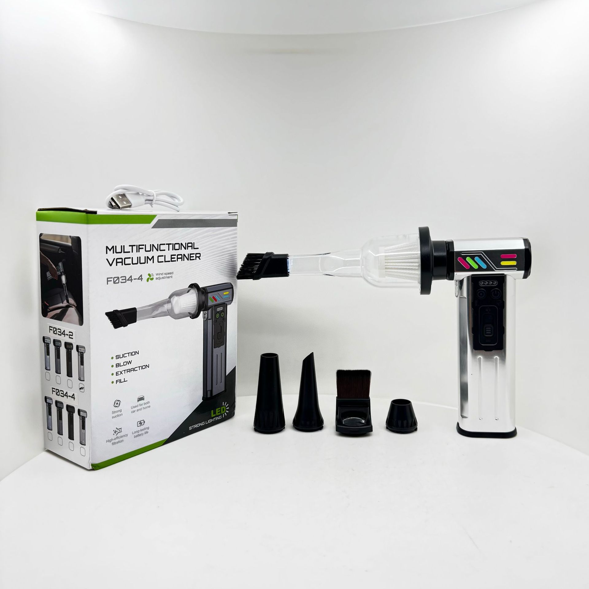 新款涡轮风扇手持吹风机露营家用户外大功率暴力电扇车载吹吸尘器详情9