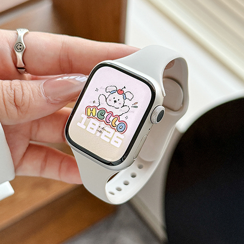 iwatch10代表带适用苹果表带applewatchs98765运动硅胶高级男女SE详情26