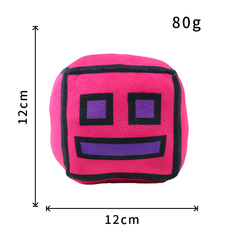 New cross-border geometry dash plush geometry Dash game plush toy doll pillow pic 12