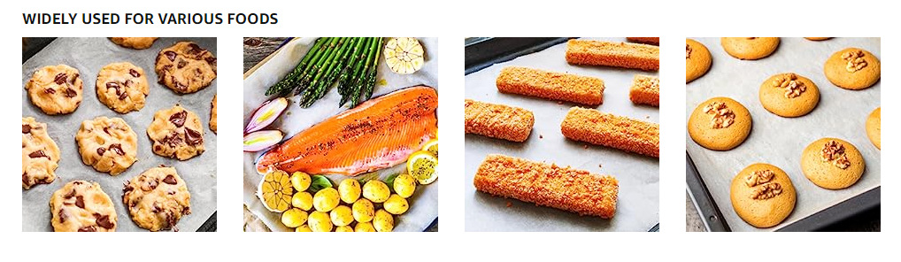 烘焙厨房防油纸垫纸隔油吸油纸薯条炸鸡英文外贸包装烤盘纸详情2