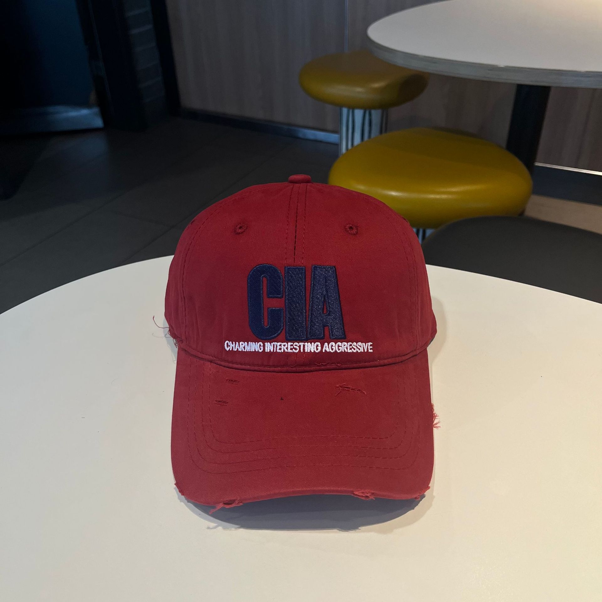 Embroidered baseball caps for men and women, ins feng shui washable caps, casual and versatile, color-blocked soft-top sunshade baseball caps, letters pic 7