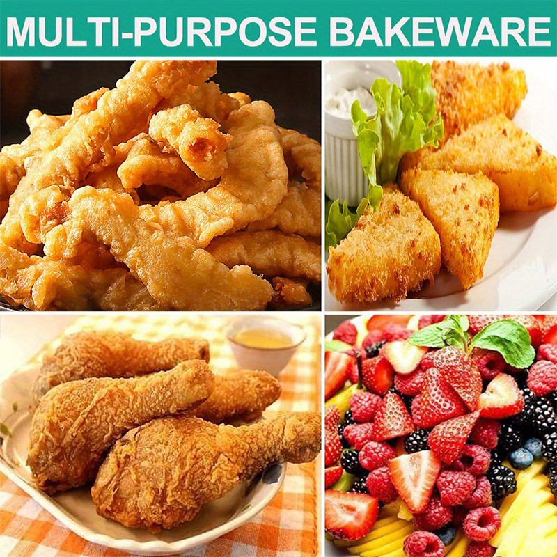 宝宝辅食蛋糕盘 爆款硅胶空气炸锅圆形烤盘适用于微波炉烘焙机可重复使用详情7