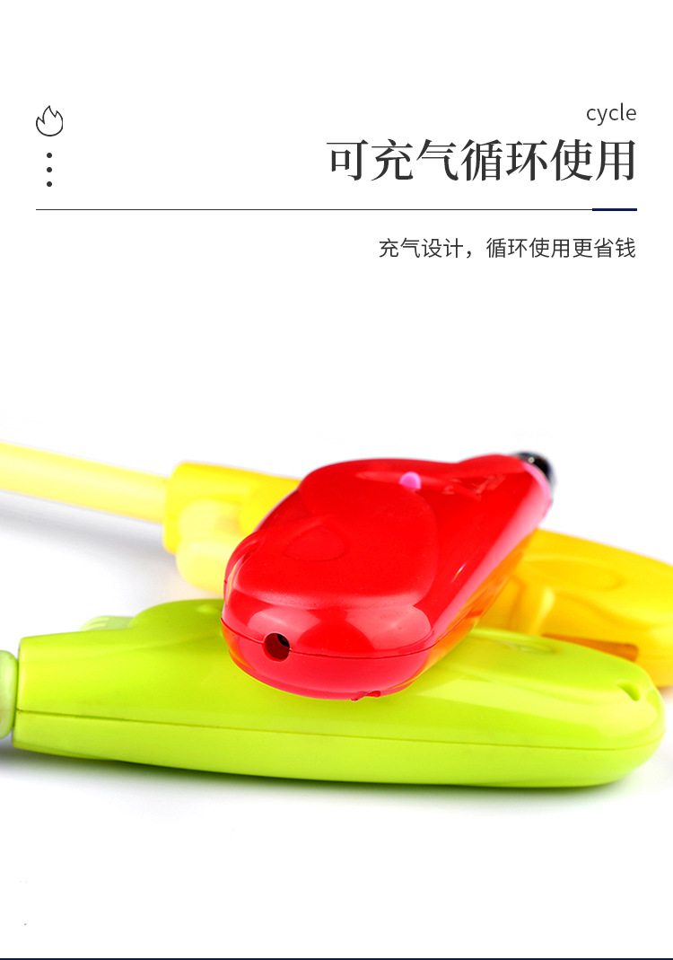 彩色明火点火器可充气使用打火机燃气灶伸缩打火器厨房打火器详情6