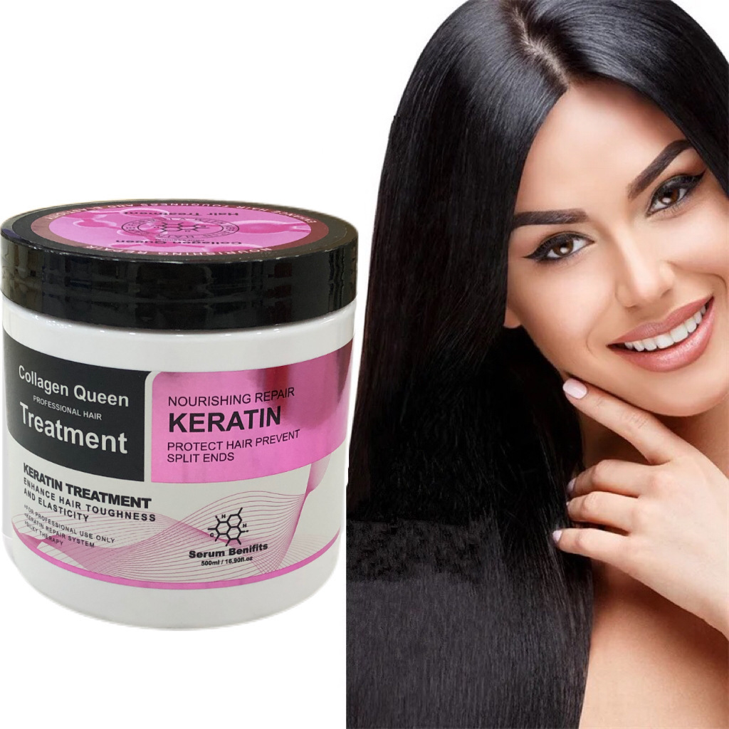 外贸胶原蛋白女王发膜滋养修复角蛋白护发防分叉护发素工厂批发详情4