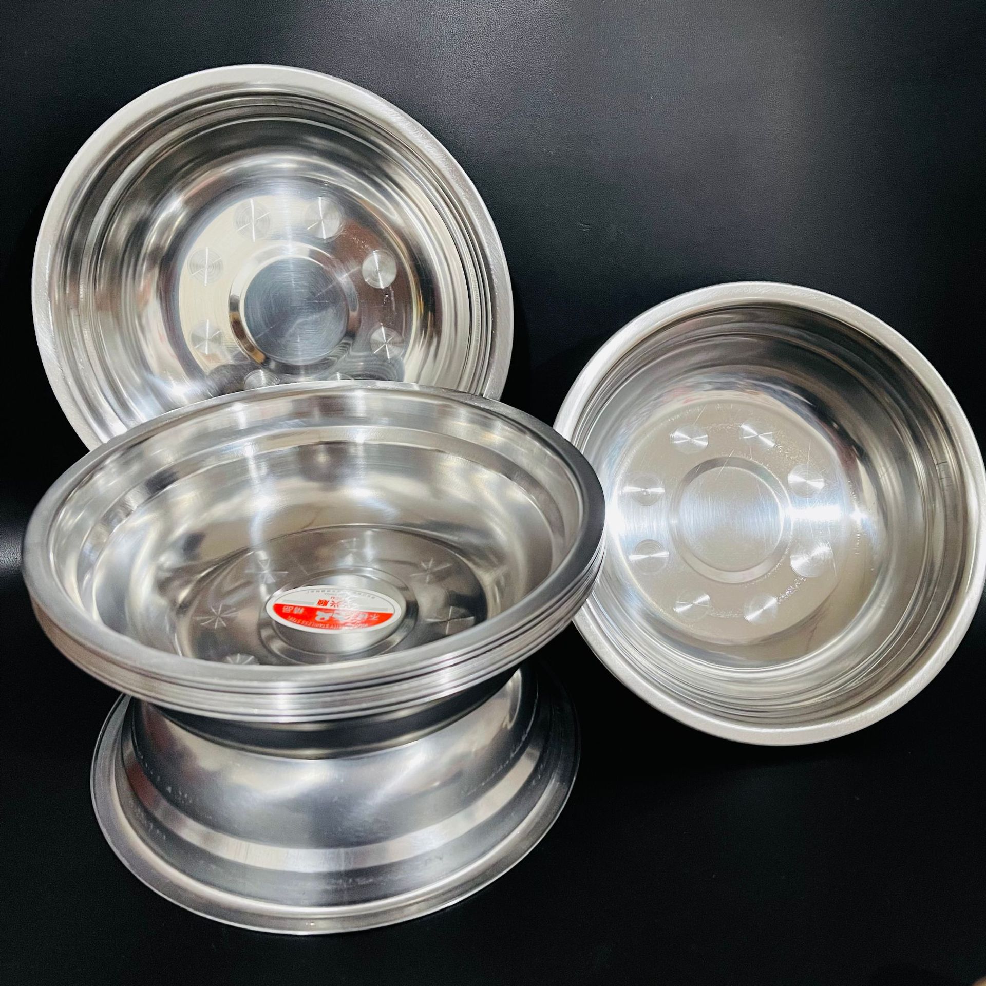 【2-10区】18汤碗 10/包 800/件18汤碗大汤碗金属日常家用盆子食堂酒店餐饮用汤碗2元货源批发详情2