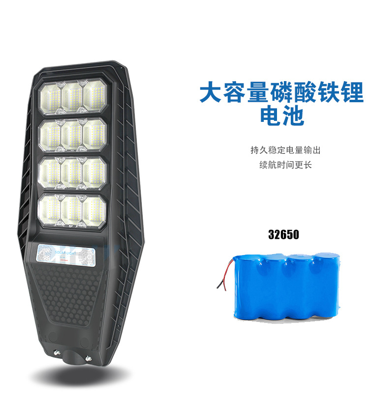 all in one solar street light 新款太阳能路灯头一体化户外照明详情7