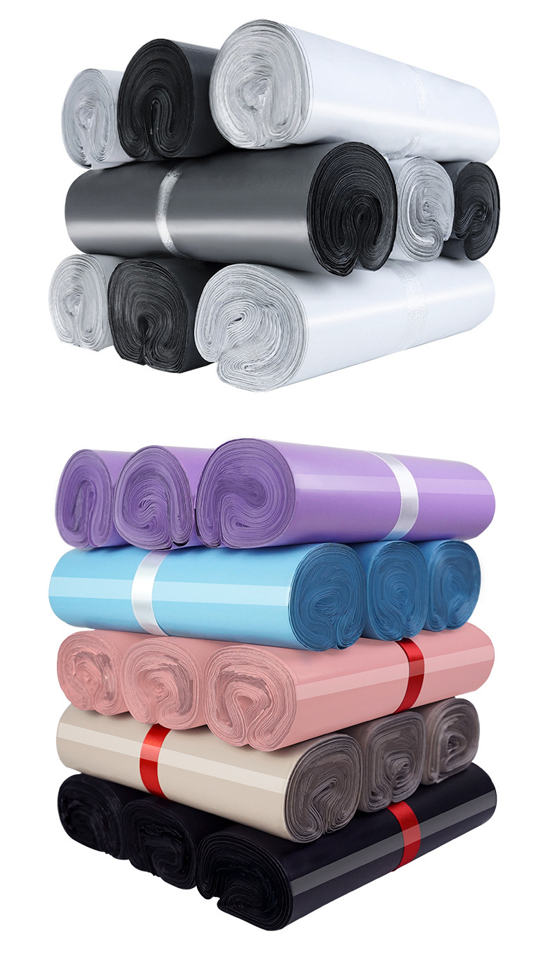 White packaging bags, waterproof express bags, logistics express packaging bags, factory wholesale, brand new material thickened express bags pic 22