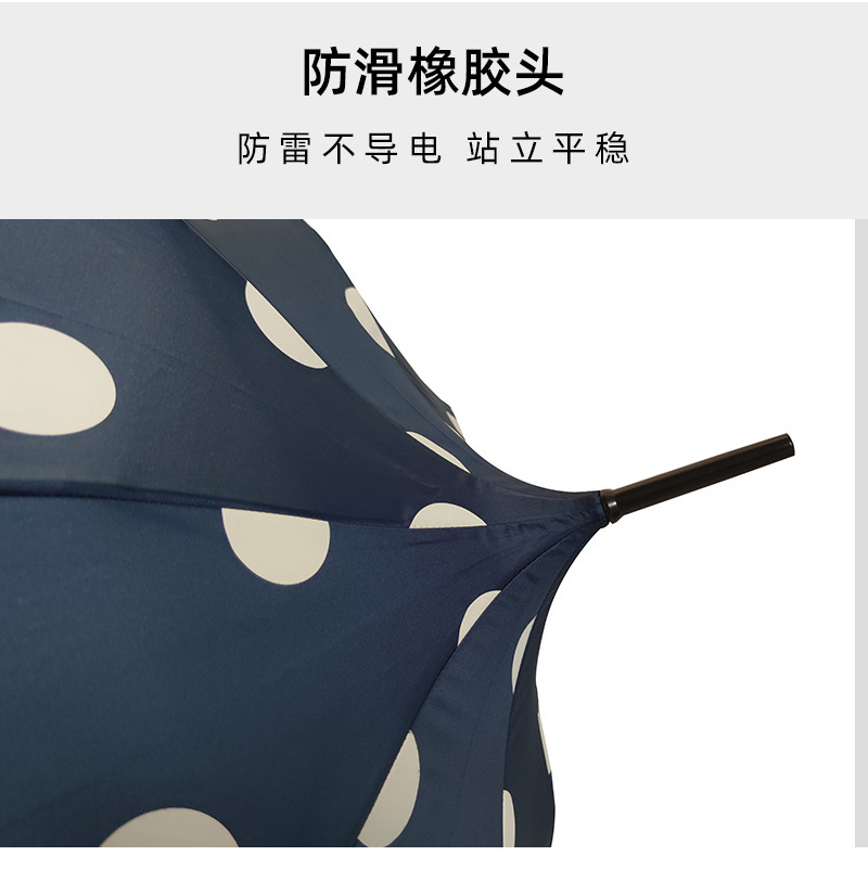 2024 New LOLITA cute Princess Umbrella, large polka dot long-handled umbrella, suitable for students in both sunny and rainy weather, fresh and small pic 8