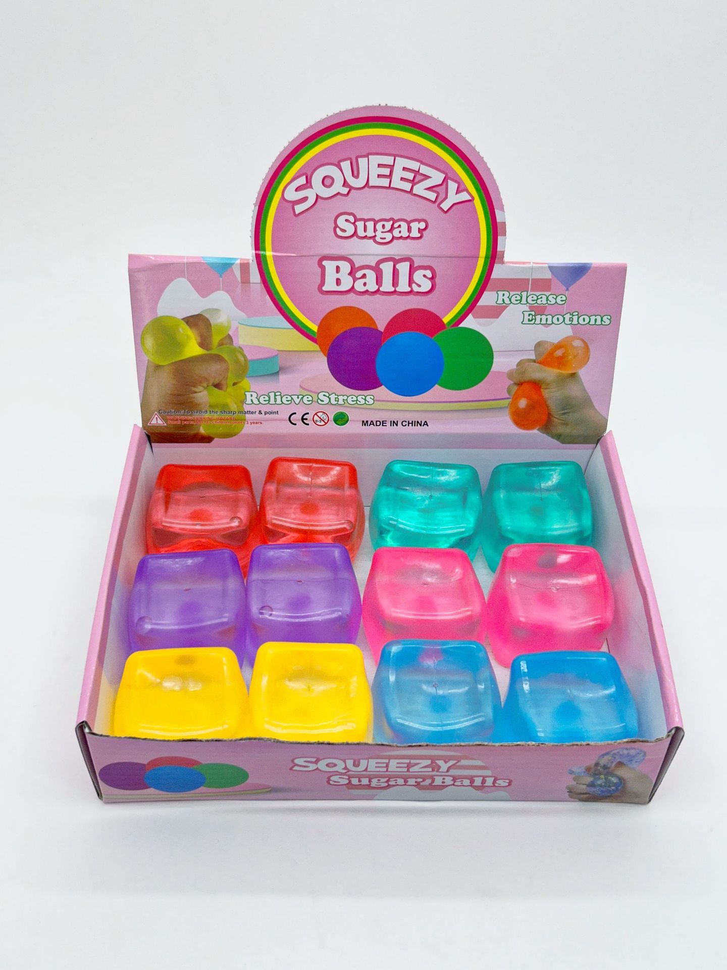 跨境Needoh麦芽糖冰块捏捏乐慢回弹减压四色正方形解压玩具现货详情11