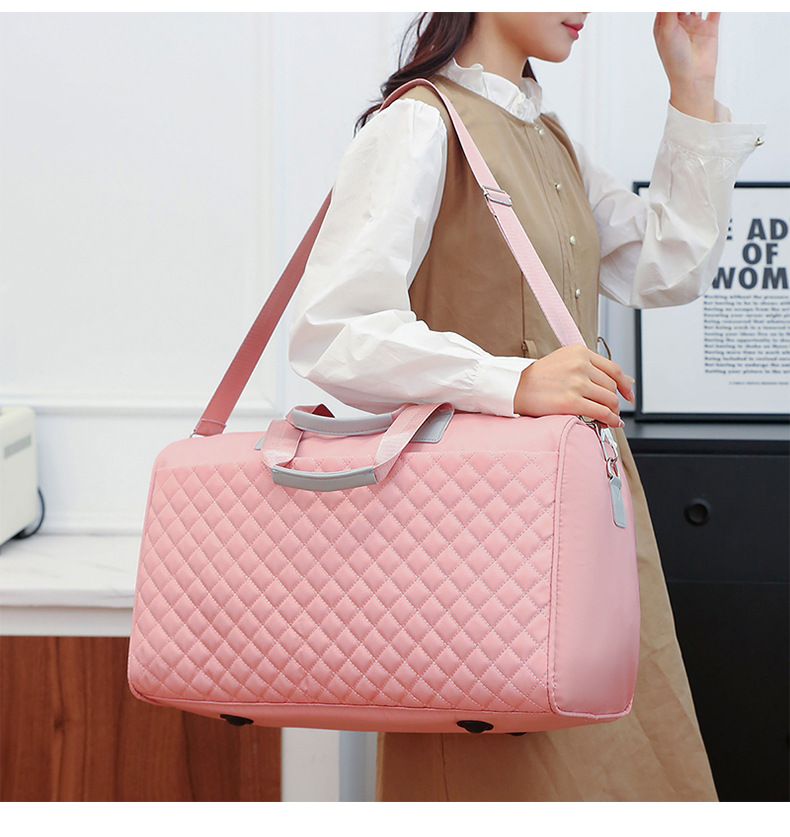 Wholesale of new dry-wet separation crossbody fitness bags, large-capacity yoga bags, sports hand-held short-distance travel storage bags pic 22