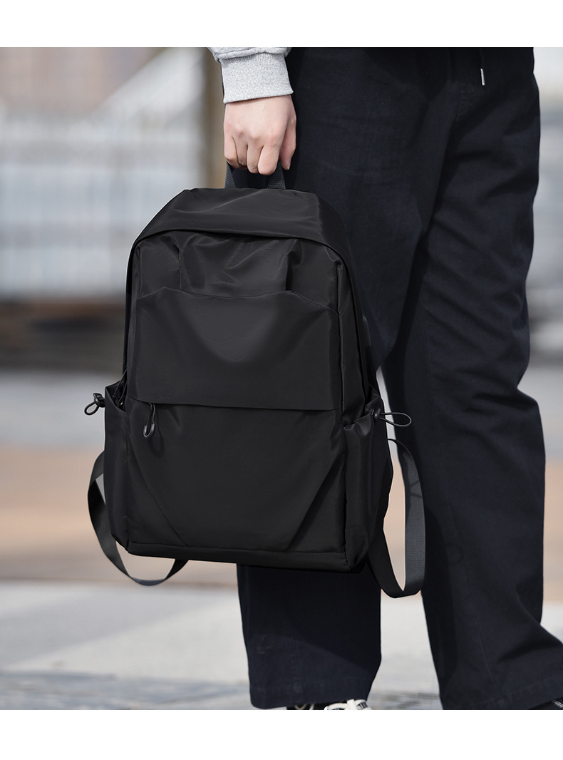 Mochila de nylon transfronteriza bolsa de viaje casual ligera para hombres bolsa de escuela de gran capacidad bolsa de computadora simple para estudiantes universitarios pic 30