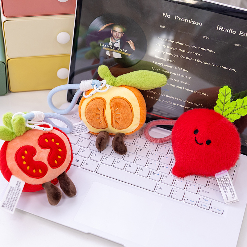 创意果蔬葱姜西红柿洋葱玩具可爱挂件毛绒玩具公仔钥匙扣玩偶详情37