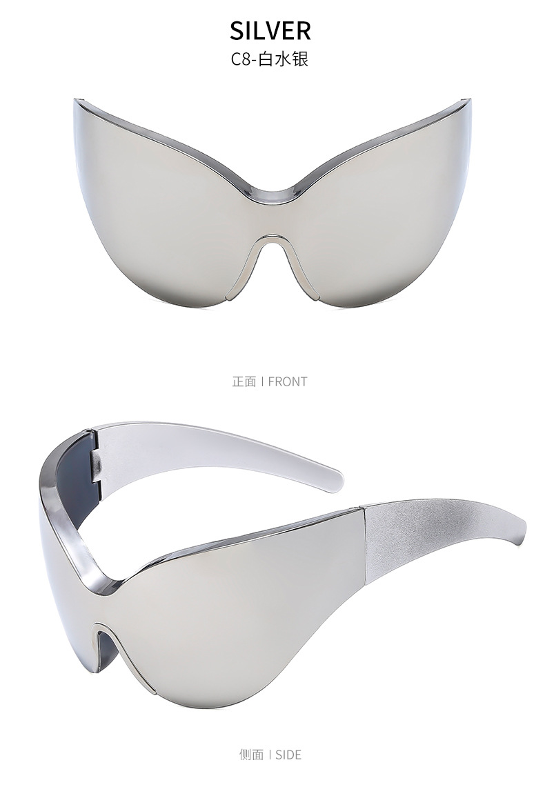 时髦高级感68193连体欧美小众个性墨镜男女时尚未来风韩版太阳镜详情17