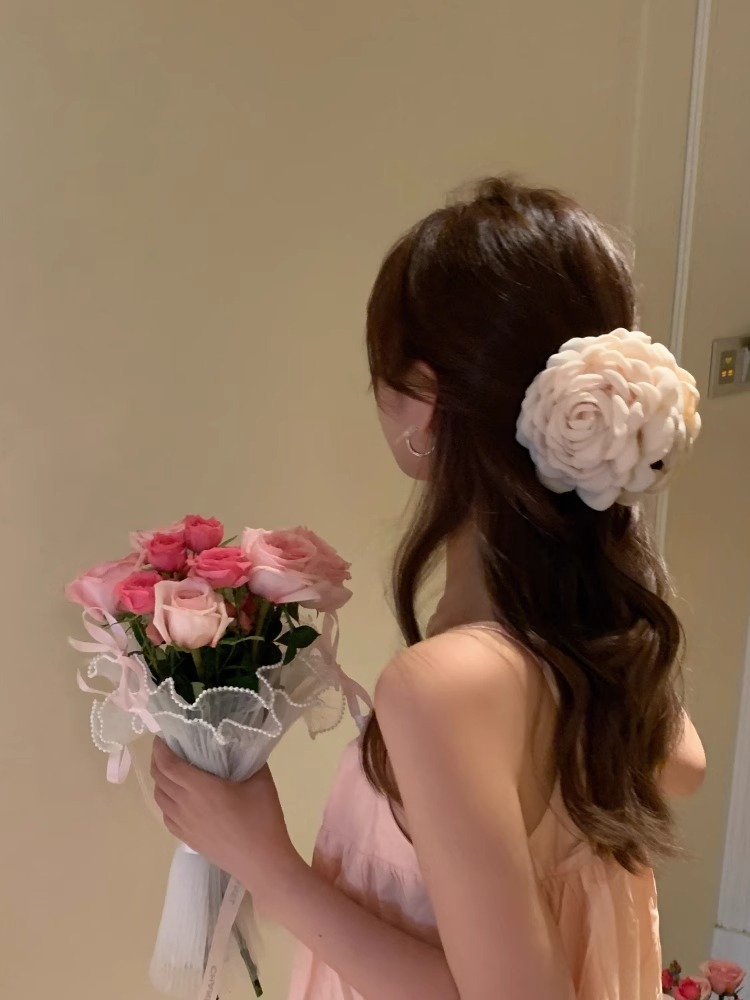 Early spring accessories: flower-shaped hairpins, large female hairpins, large hair volume at the back of the head, shark hairpins, popular hairpins, pearl hairpins, headwear pic 26