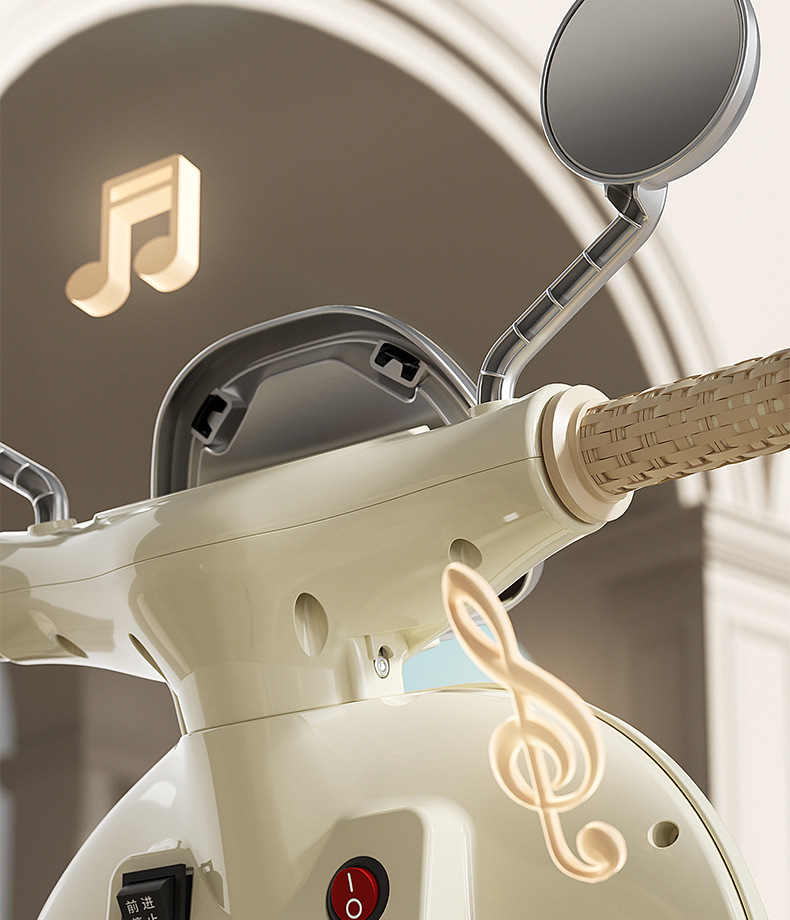 儿童电动车摩托车三轮男女电瓶车宝宝小孩可坐遥控周岁礼物玩具车详情21