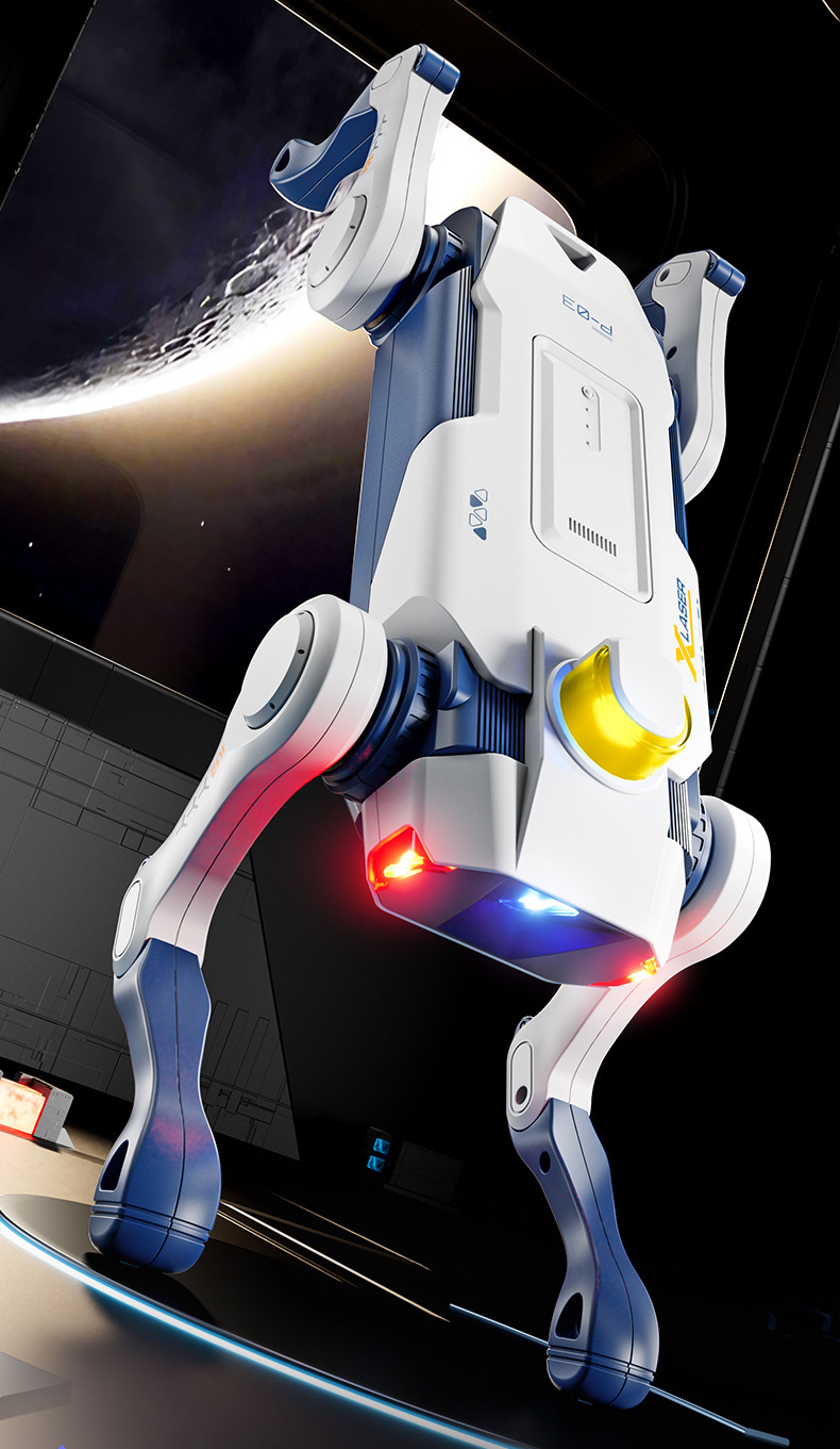 新款AI智能机器狗遥控机械狗科教编程语音握手男孩益智四足电玩具详情16