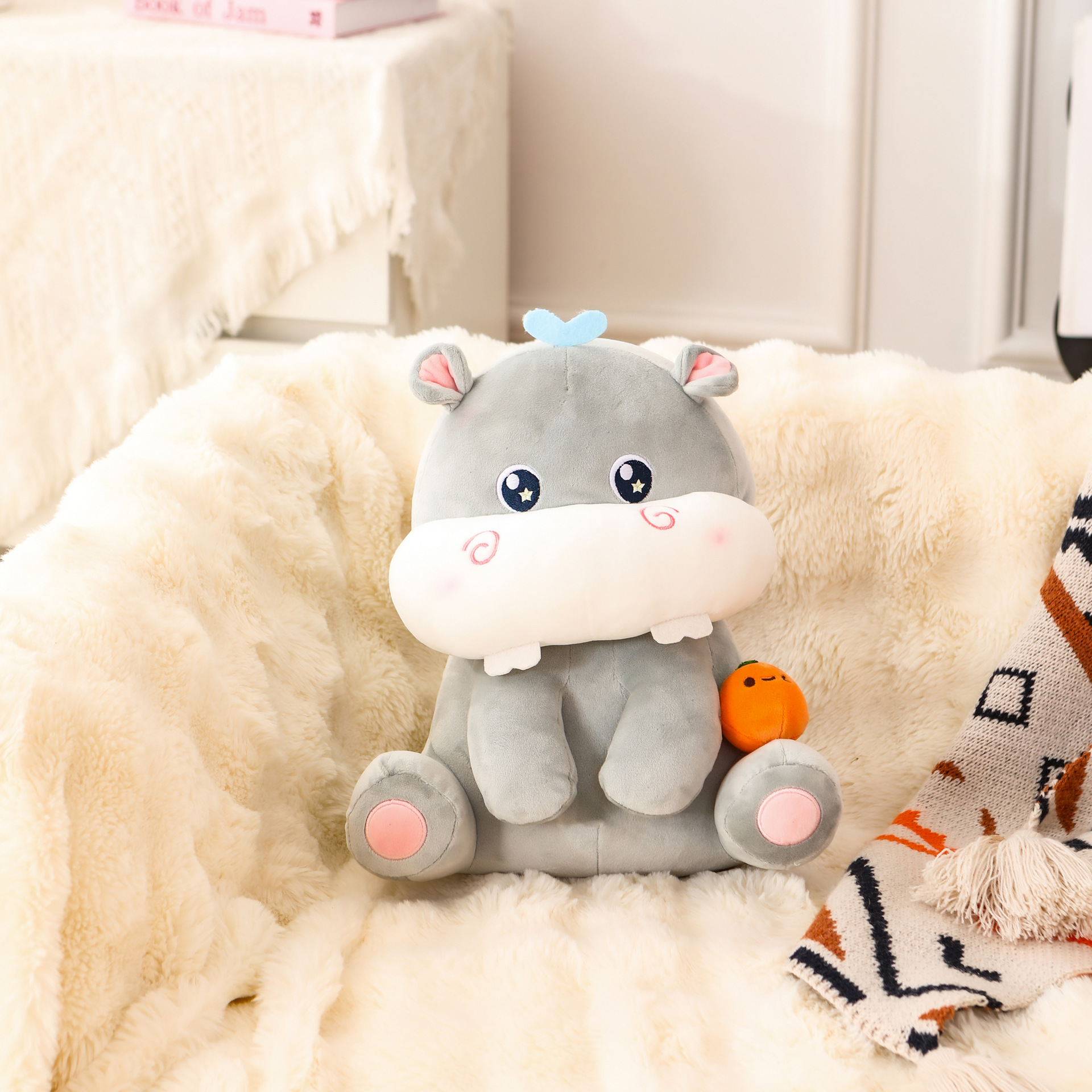 【 River Persimmon 】 Cartoon Set Lumbar support, headrest, throw pillow, U-pillow doll customization pic 18