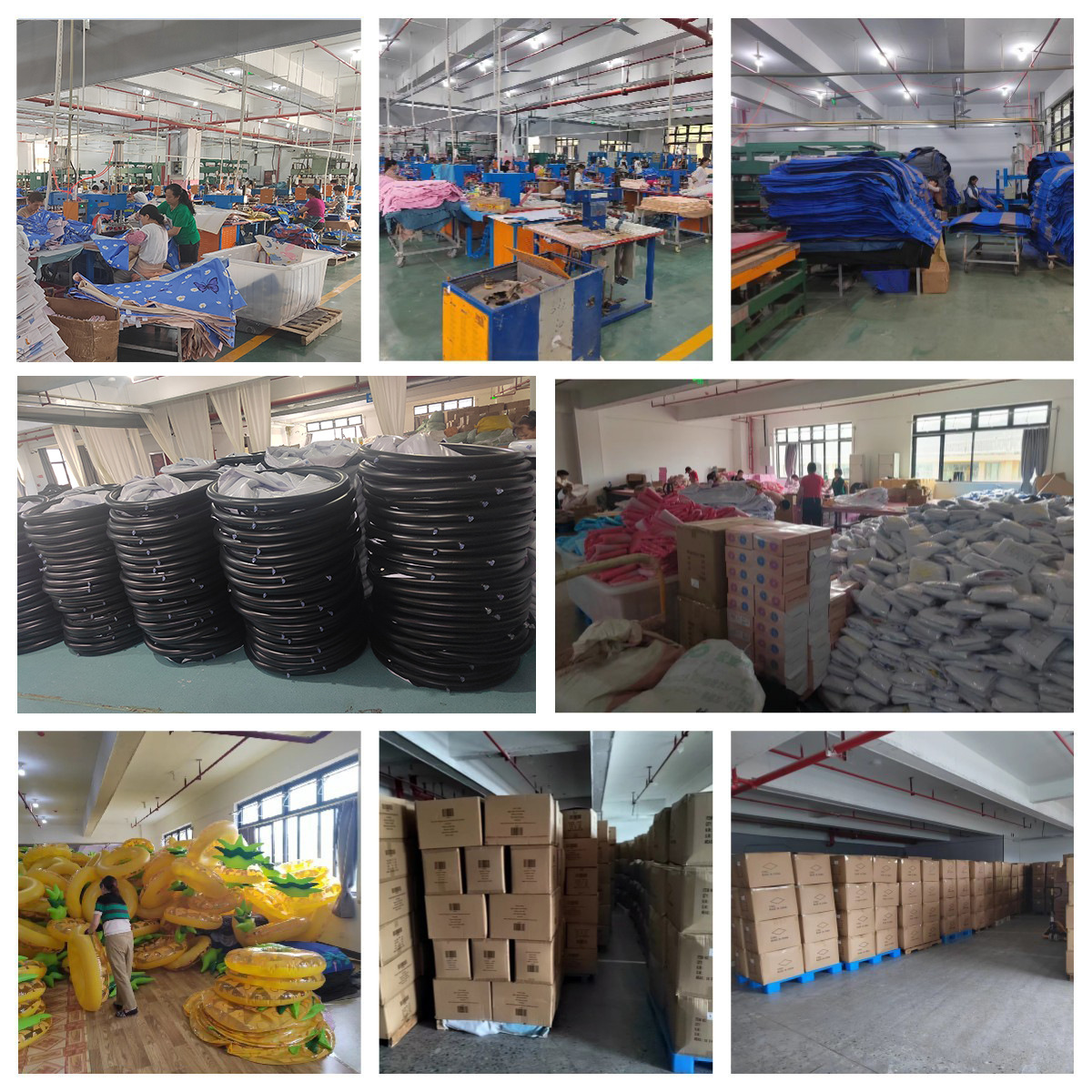 亚马逊专供水上充气浮排洞洞美人鱼泳池派对透明亮片充气浮床批发详情3