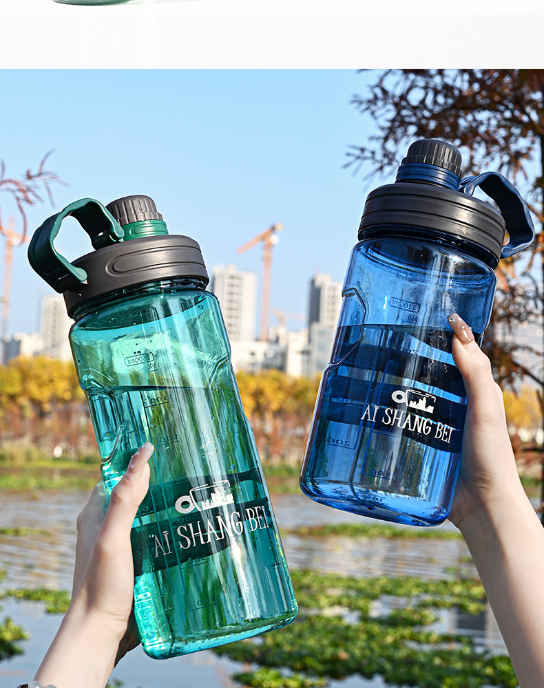 超大容量塑料水杯男便携户外运动健身水壶水瓶大号太空杯子 3000m详情16