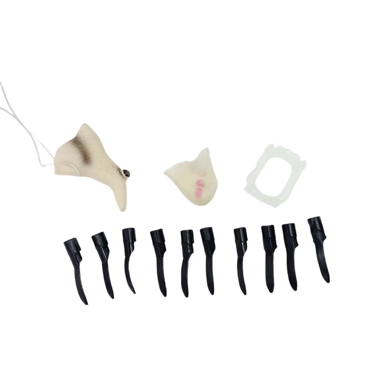 新款万圣节女巫五件套化妆舞会道具Cosplay派对舞会道具饰品配件详情3