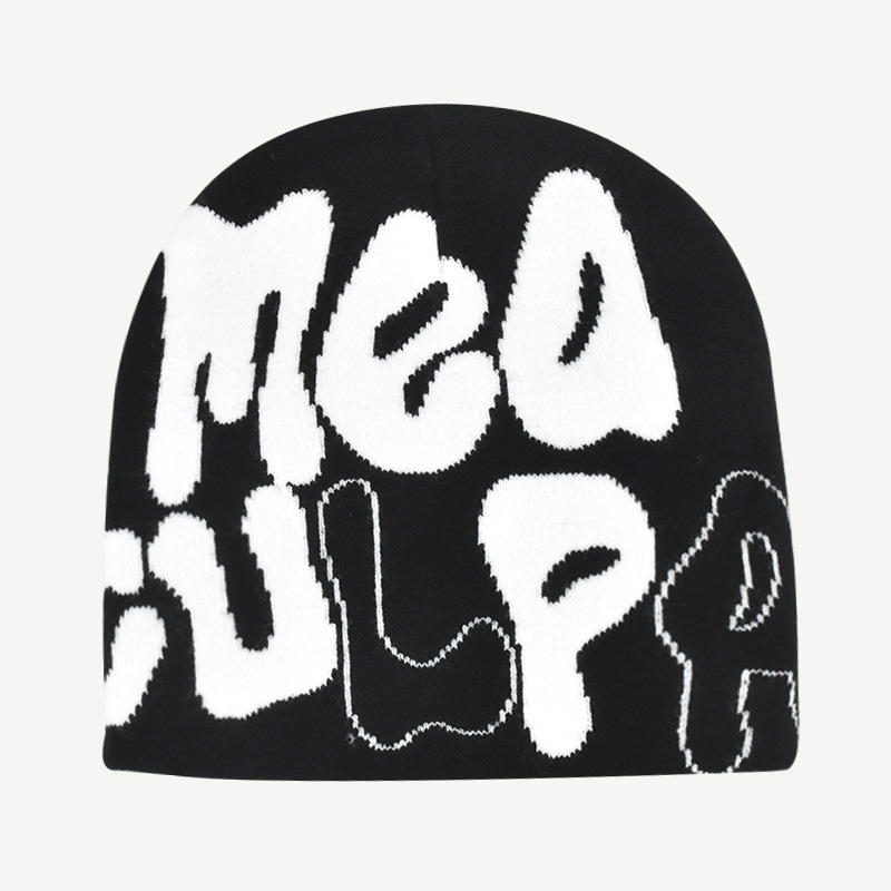 Amazon cross-border bestsellers: knitted hats for men and women, jacquard hats, popular hats from Europe and America, hip-hop hats, letter hats, AliExpress from Europe and America pic 26