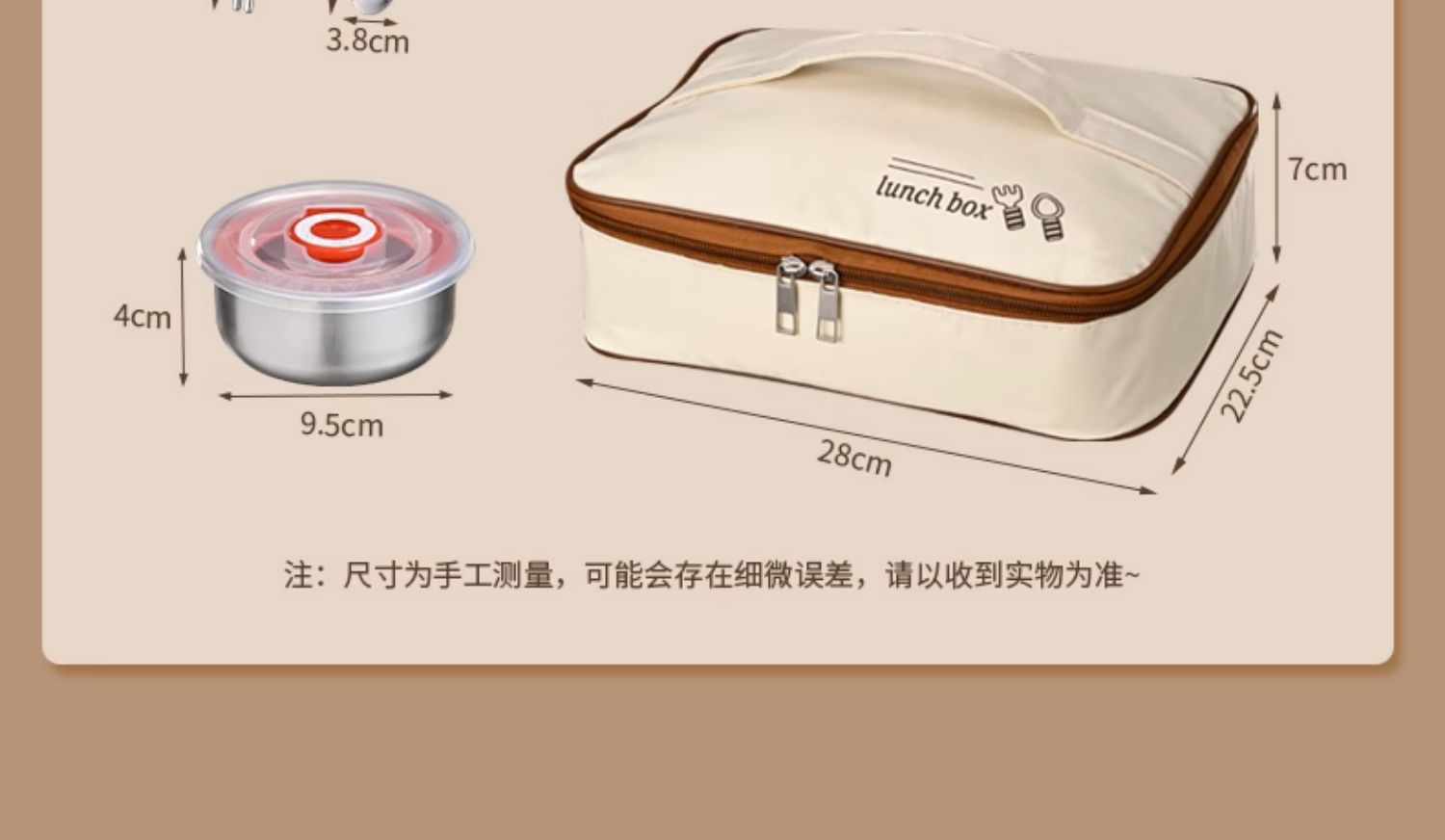 304 stainless steel insulated lunch box, a special microwave-safe lunch box for students, a compartment-sealed preservation box pic 21