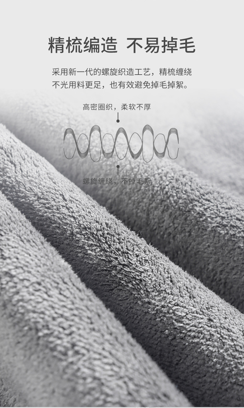 汽车专用洗车毛巾 高效吸水 双面加厚设计 麂皮抹布鹿皮擦车用 汽车内饰清洁工具 擦车必备详情18