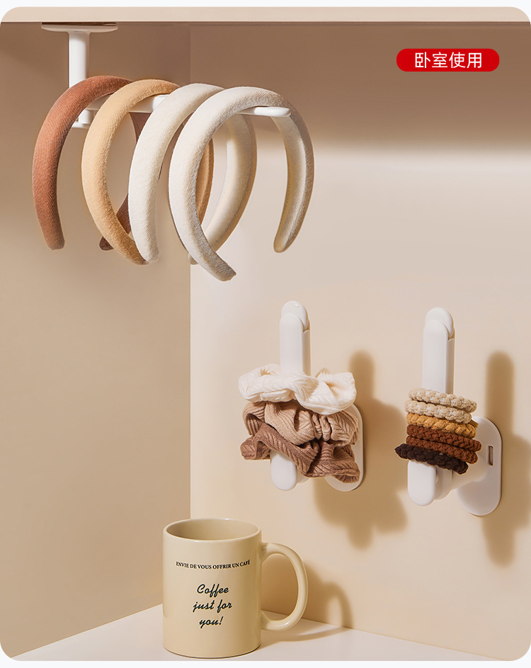 Non-perforated curtain fixator, non-perforated buckle, bath curtain, wall hook, binding strap, hook, door curtain storage and folding pic 10