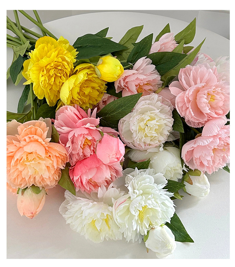 ins3头芍药牡丹仿真花家居婚庆装饰摄影道具网红露莲假花厂家批发详情10