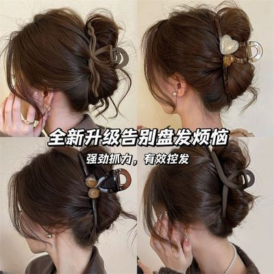 新中式古风发簪高级款简约现代木簪子清新气质汉服旗袍盘发发钗女详情11