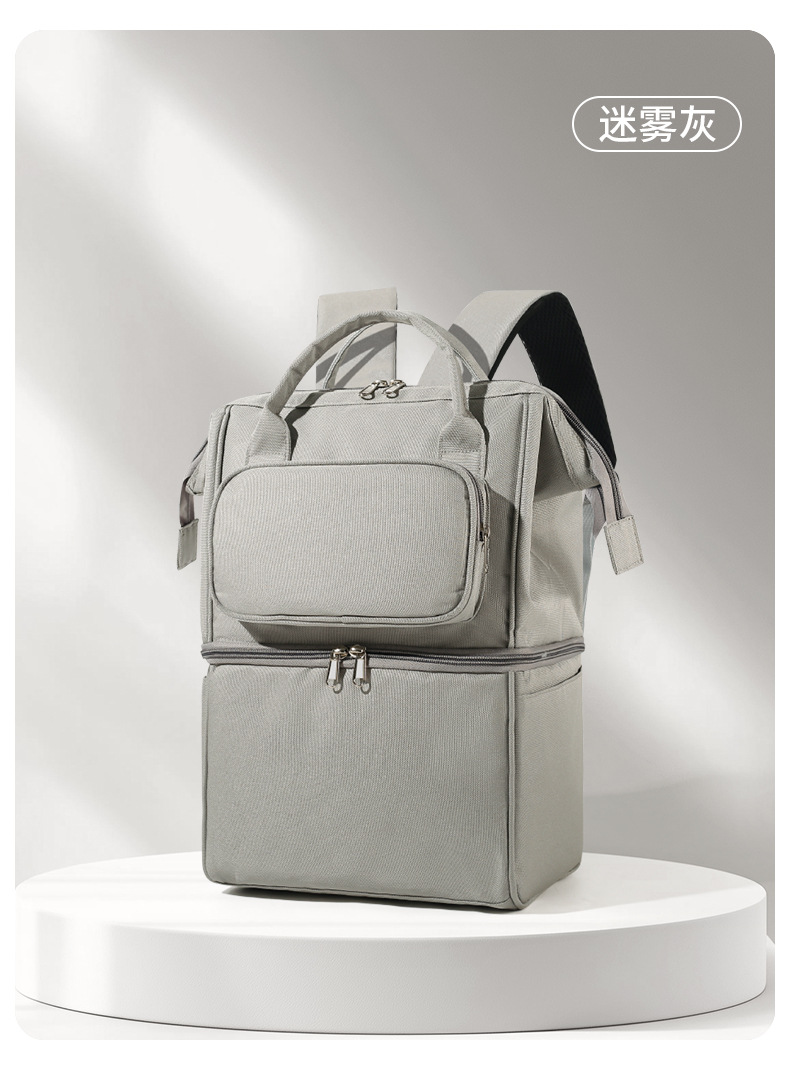 新款杀菌妈咪包母婴外出轻背奶包母乳保鲜保温冰包多功能妈妈包详情15