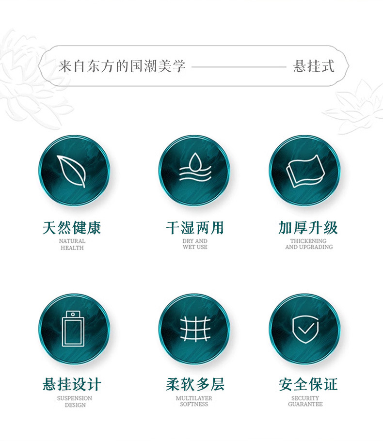全绵洗脸巾抽式一次性干湿两用面巾纸悬挂式抽取式家用加厚洁面巾详情3