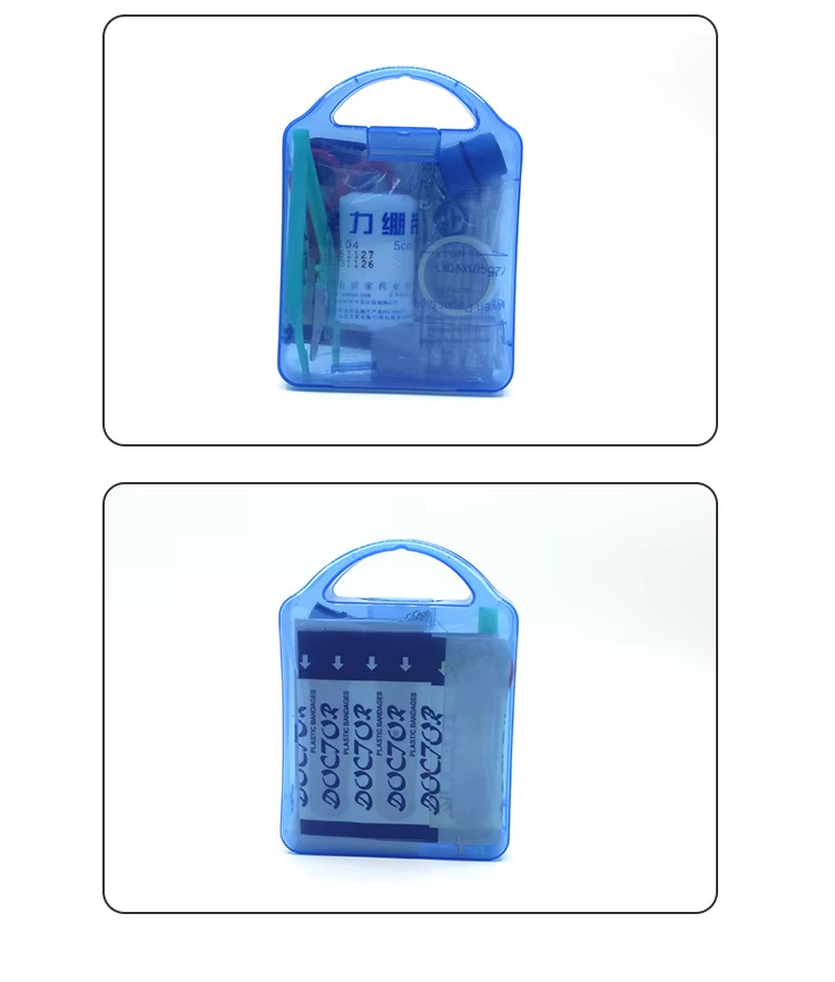 Cross-border export PP first aid kit, mini portable medicine box, travel and creative home gift box pic 1