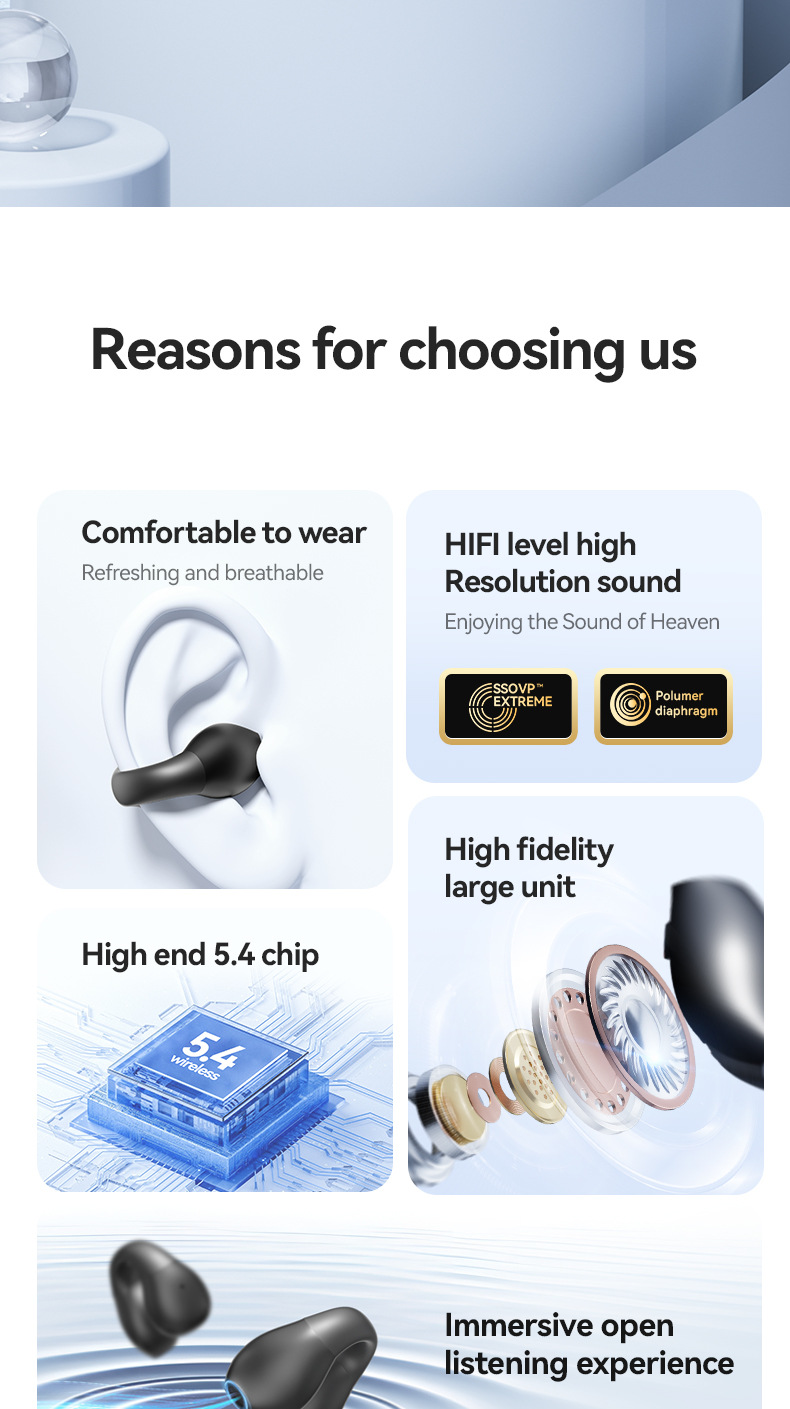 Cross-border M67 Bluetooth headphones, wireless, non-in-ear, sports, ultra-long battery life, mini new product, 5.3 In-ear style pic 4