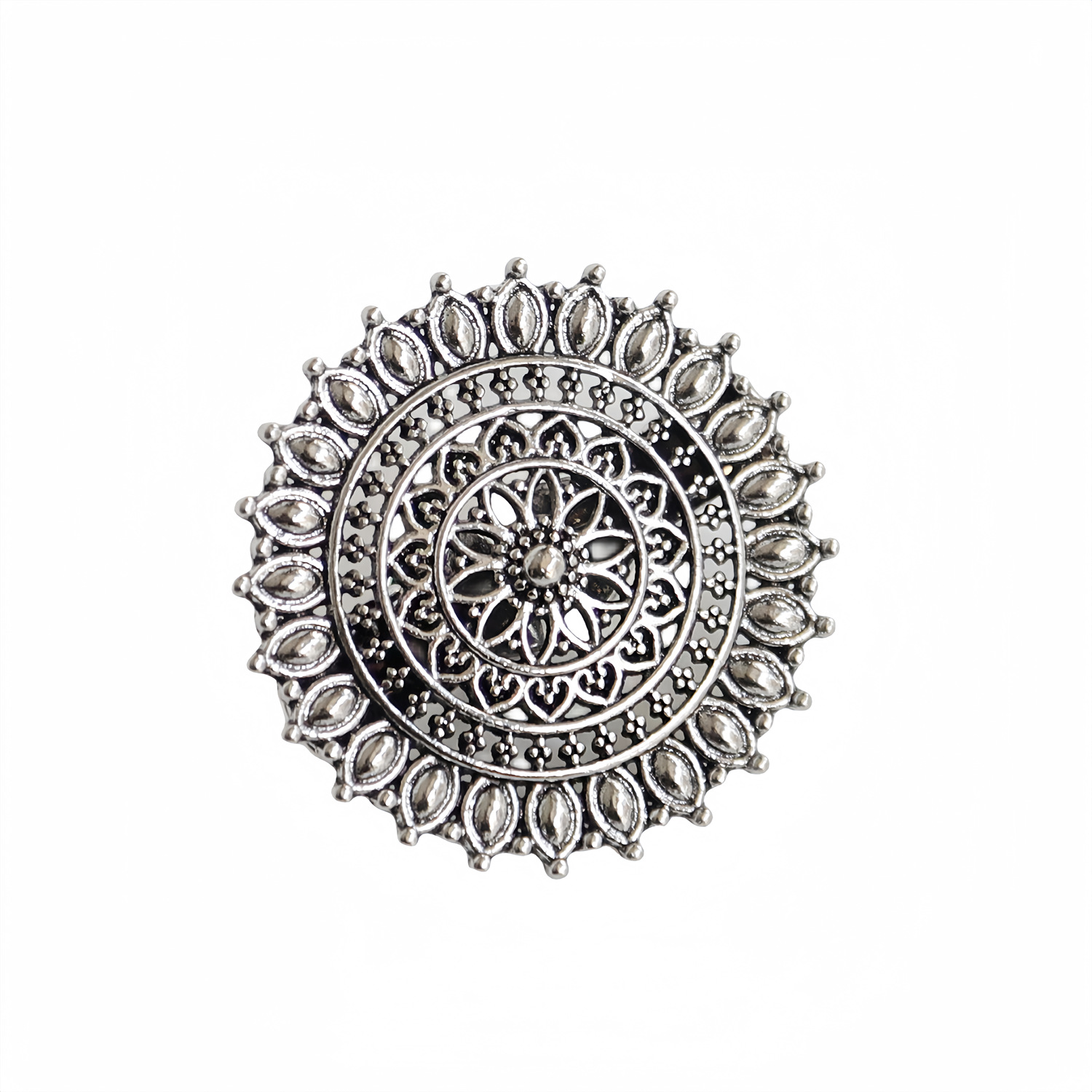 Viking Series European and American retro alloy sweater with silk scarf, cardigan button, shirt collar clip, anti-slip beam, tight chest clip pic 15