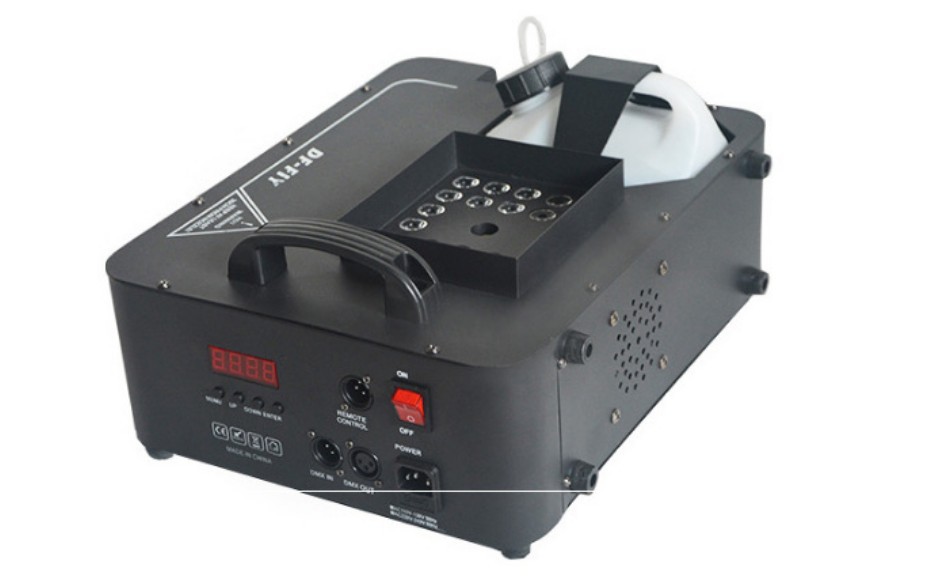 厂家直销LED1500w上喷汽柱烟雾机led气柱烟机24颗led七彩喷烟雾，酒吧夜店气氛活动渲染，大型婚庆活动营造氛围详情4