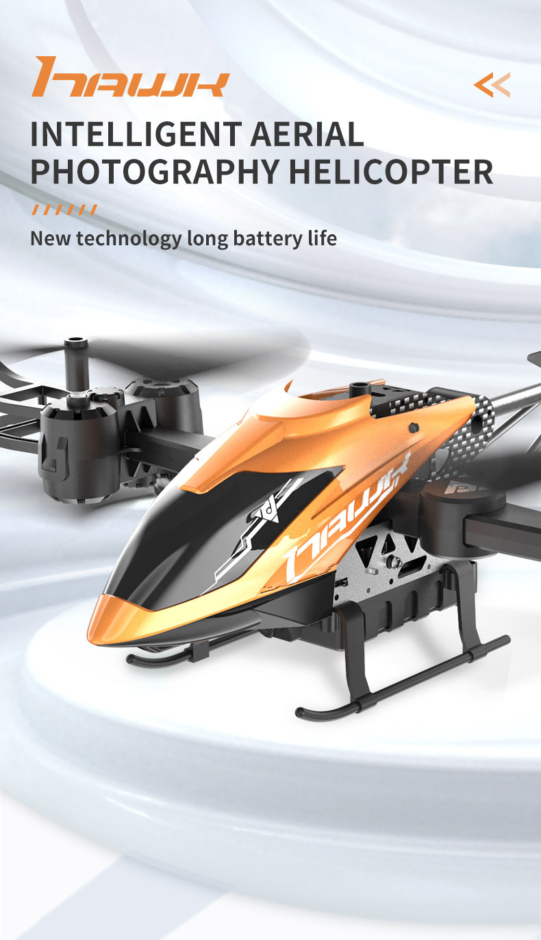 Cross-border remote-controlled folding helicopter aerial photography with WiFi camera remote-controlled four-axis folding stunt drone toy pic 1