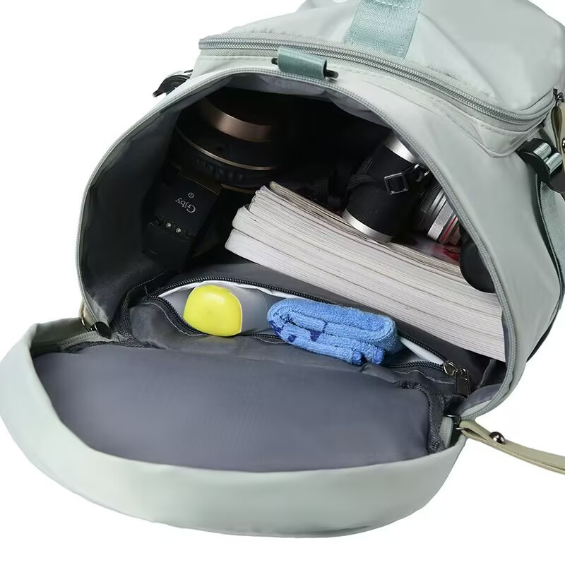 Large-capacity travel bags for foreign orders, multi-functional sports bags, dry and wet separation waterproof fitness bags, hand-held double-shoulder luggage bags pic 12
