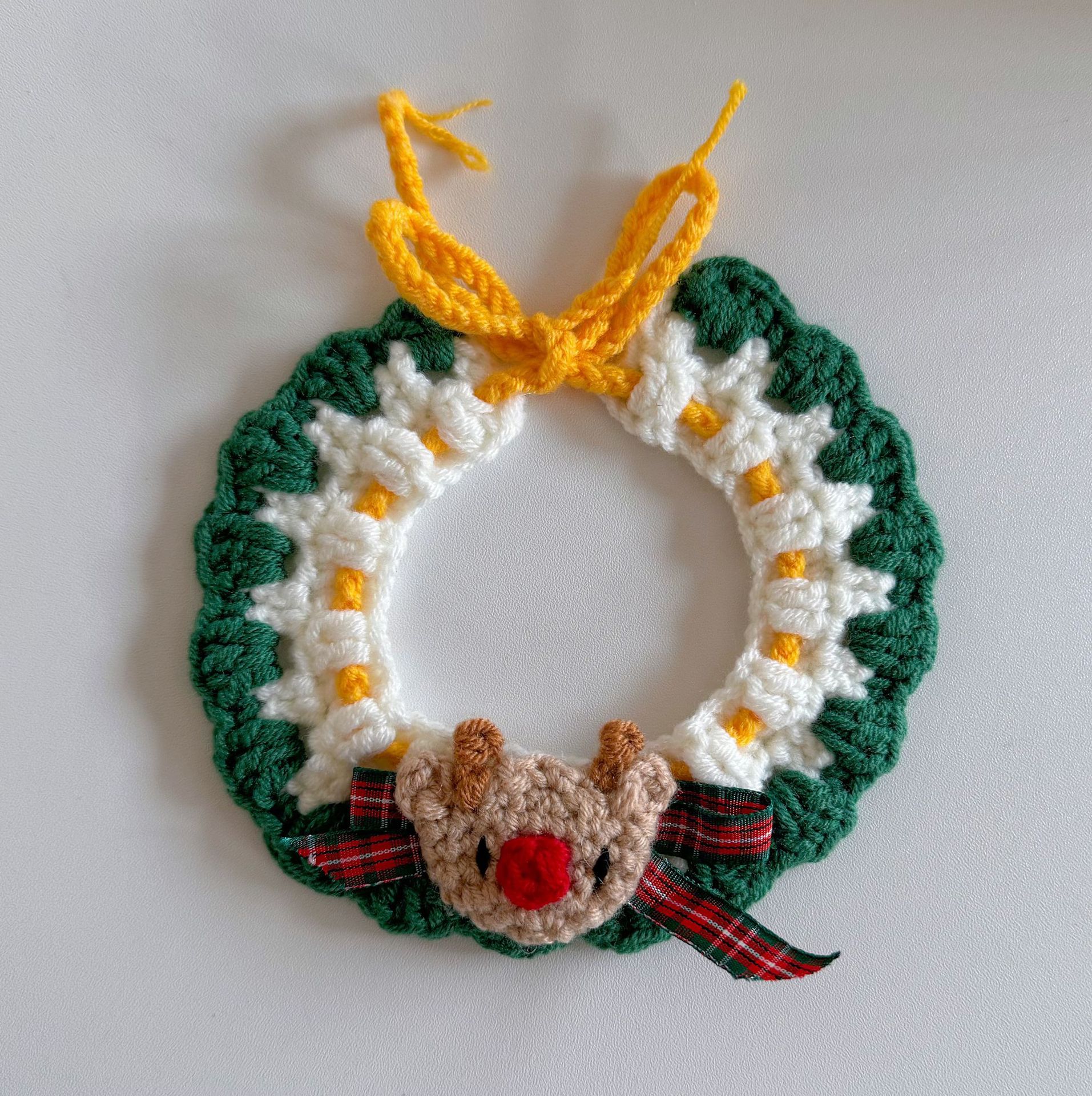Pet hand-woven necklaces, cute cat knitted necklaces, kitten neck rings, small dog neck decorations pic 34