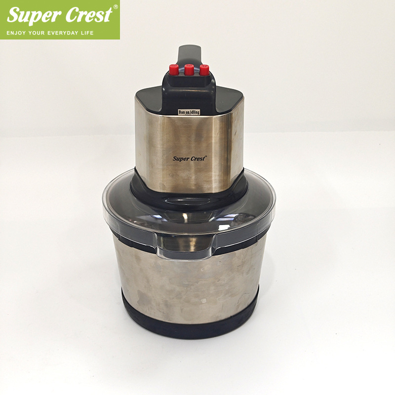 Super Crest欧规家用绞肉机大功率搅拌机不锈钢碎肉机纯铜电机详情3
