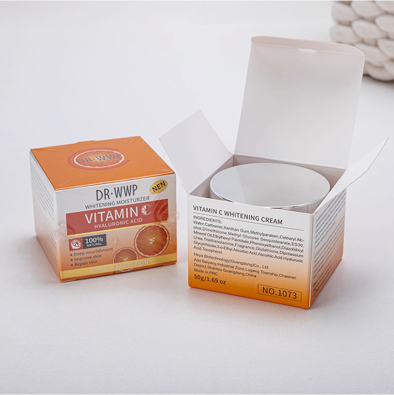 跨境VC精华霜收缩毛孔提亮抗皱紧致面霜50g外贸whitening cream详情13