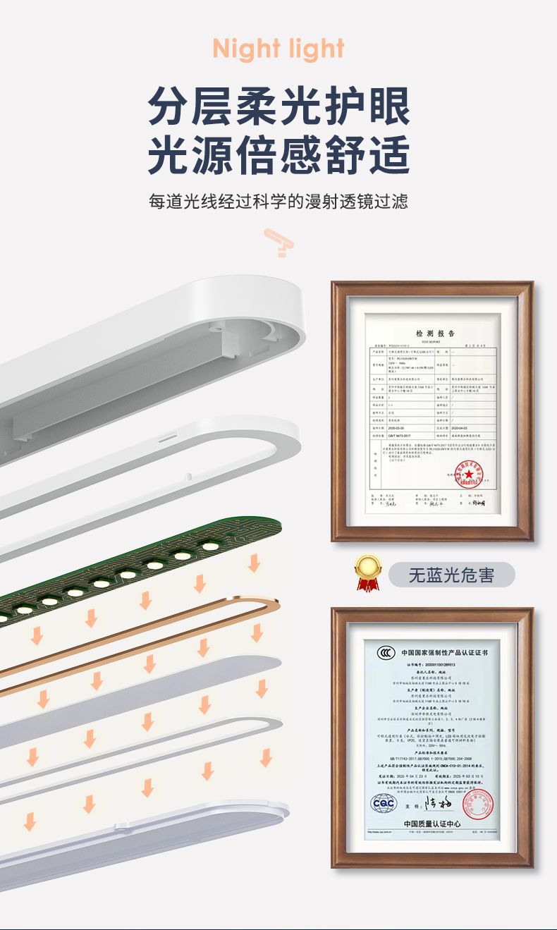 Xiaomi Youpin Home eye-protecting desk lamp, student reading desk, bedside multi-functional desk lamp with socket pic 7