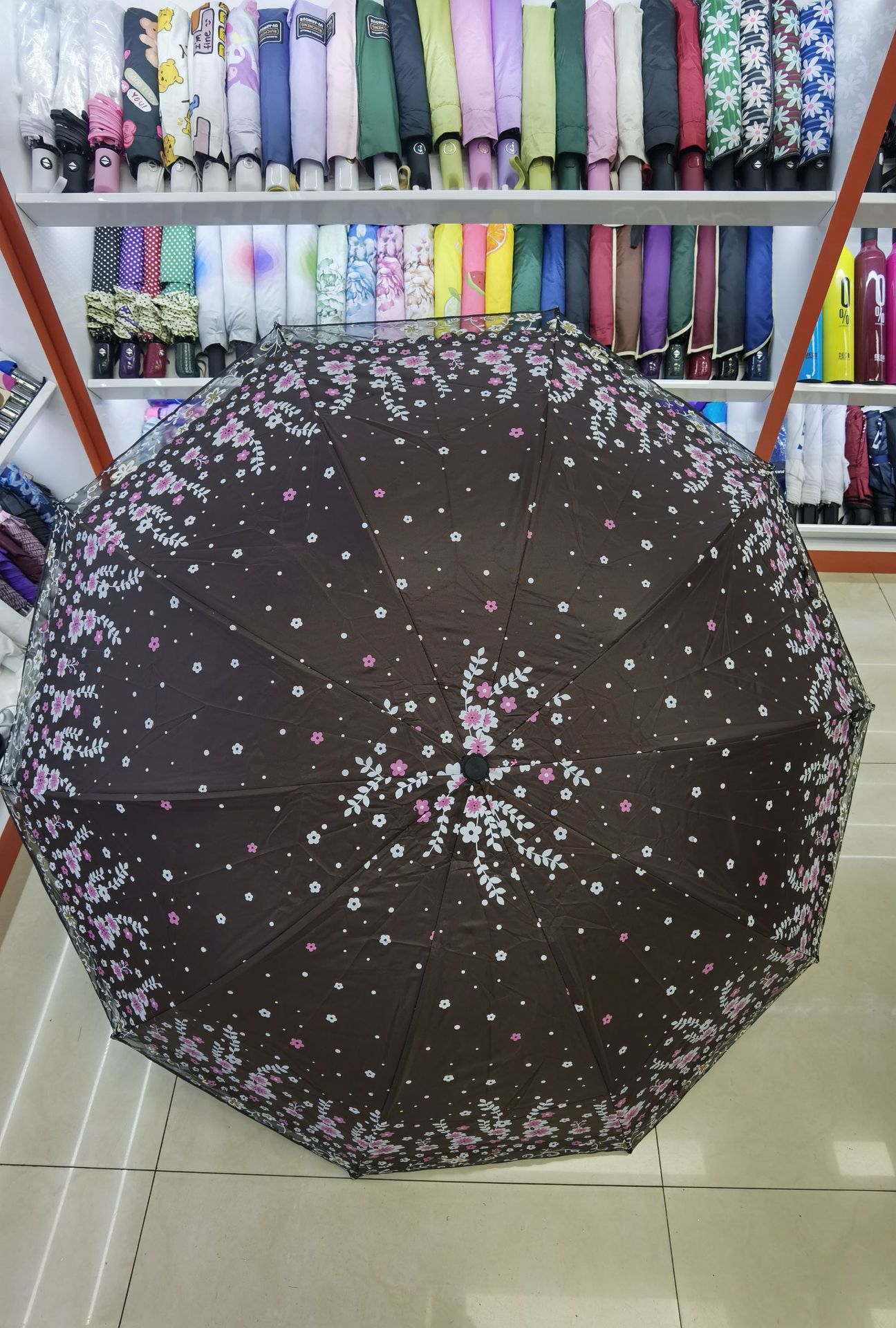 10 Bone lace lace umbrella for girls, high appearance level, black rubber sunshade, all-weather and all-weather sunshade umbrella, thickened and enlarged pic 6