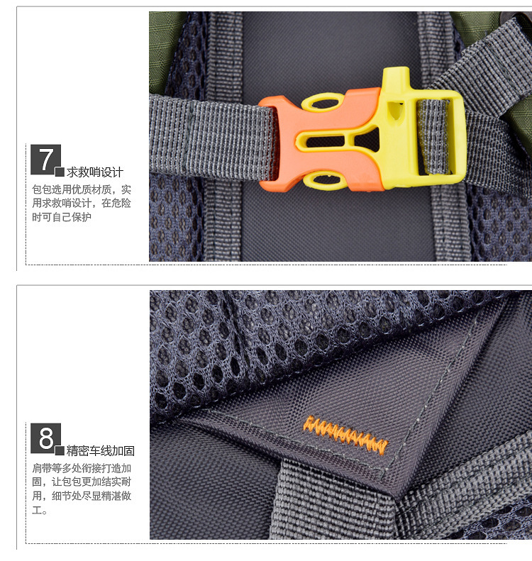户外双肩背轻便骑行40升旅行多功能登山防泼水休闲徒步便携学生包详情15