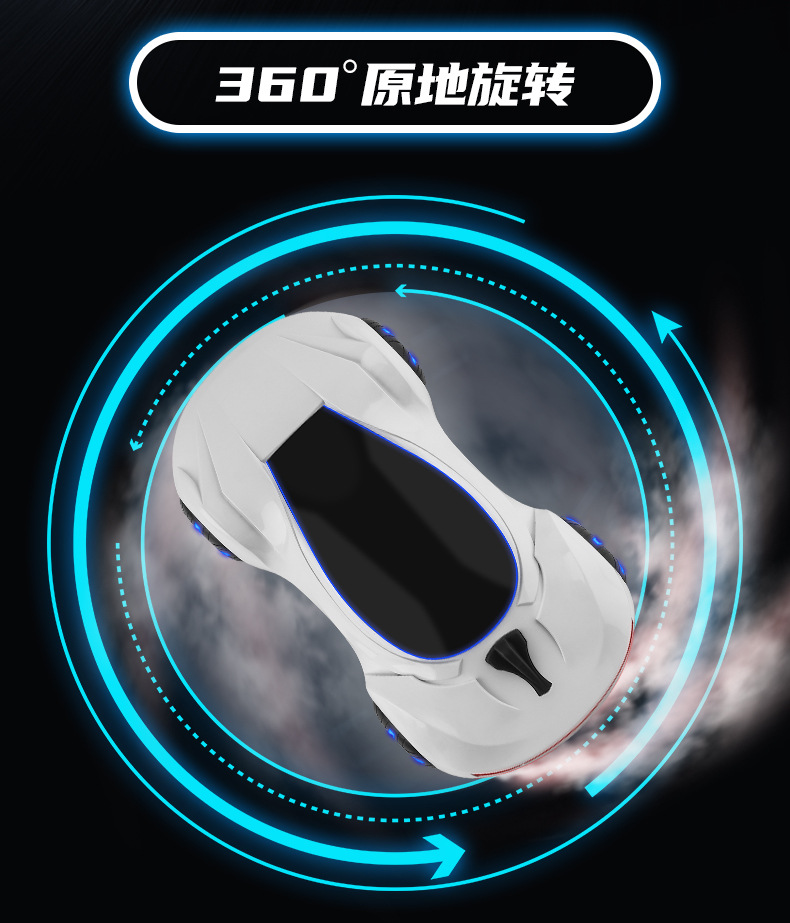 Cross-border Y19 Dual Spray Drift Car Gesture Sensing Racing Car Stunt Supercar Remote Control Car Toy Boy Sports car pic 14
